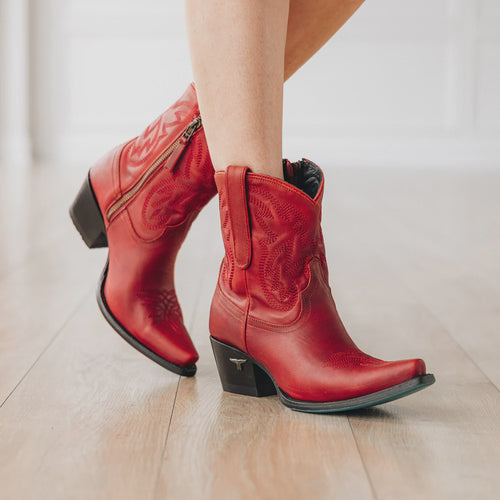 Lane Smokeshow Bootie — Smoldering Ruby