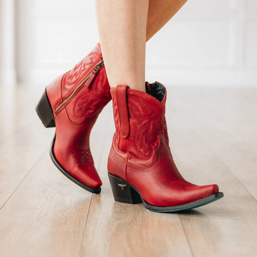Lane Smokeshow Bootie — Smoldering Ruby