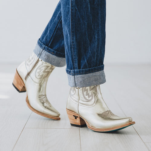 Lane Smokeshow Bootie Champagne Metallic