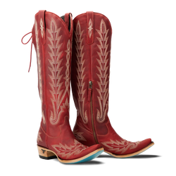 Lane Lexington Knee High Corset - Smoldering Ruby