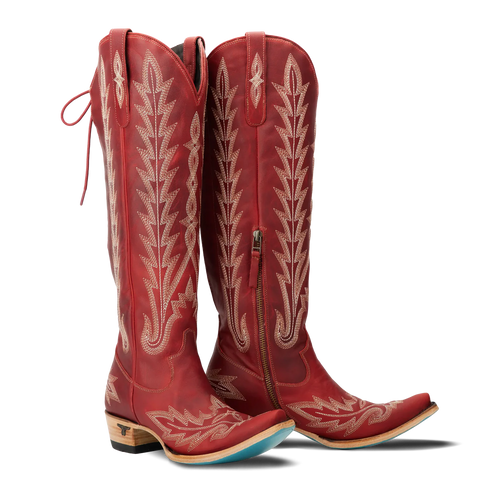 Lane Lexington Knee High Corset - Smoldering Ruby