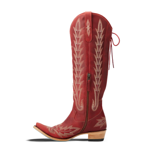 Lane Lexington Knee High Corset - Smoldering Ruby