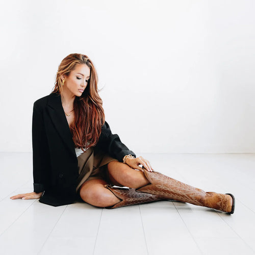 Lane Lexington Knee High Corset - Desert Clay