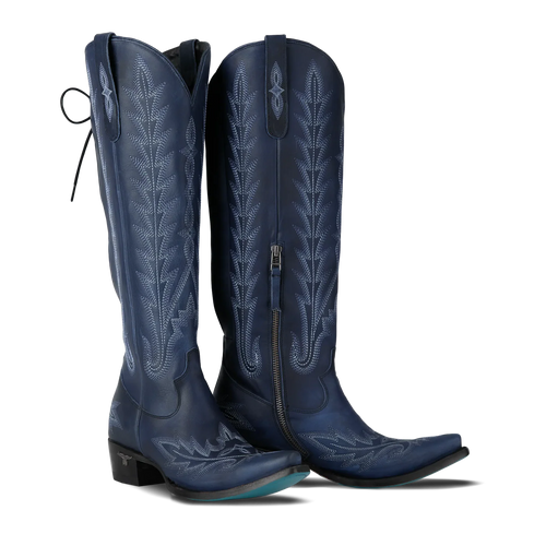 Lane Lexington Knee High Corset - Midnight Navy