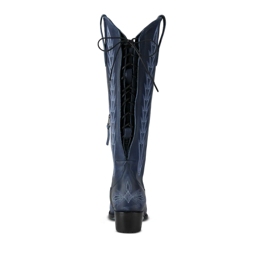 Lane Lexington Knee High Corset - Midnight Navy