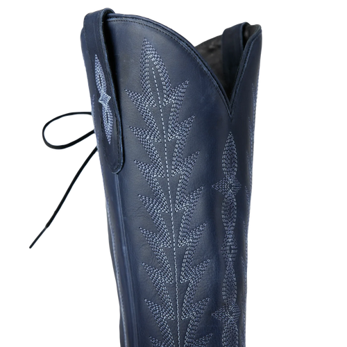 Lane Lexington Knee High Corset - Midnight Navy