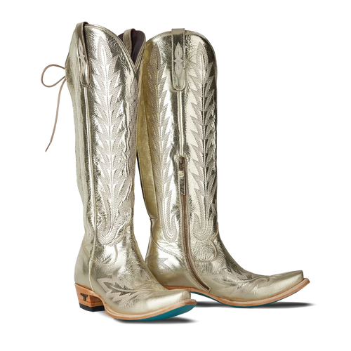 Lane Lexington Knee High Corset - Champagne Metallic