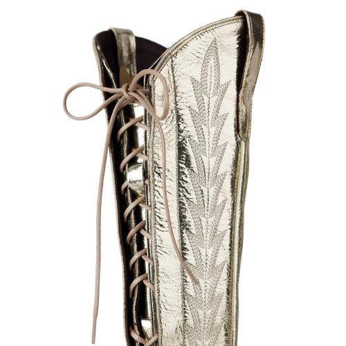 Lane Lexington Knee High Corset - Champagne Metallic
