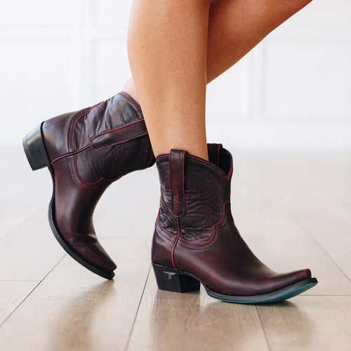 Lane Emma Jane Bootie — Black Cherry