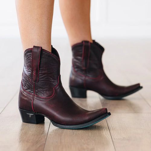 Lane Emma Jane Bootie — Black Cherry