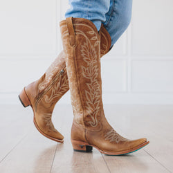 Lane Sandaga Knee High — Desert Clay