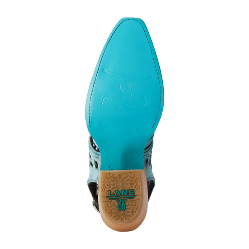 Lane Robin Cut Out Slingback Mule — Powder Blue