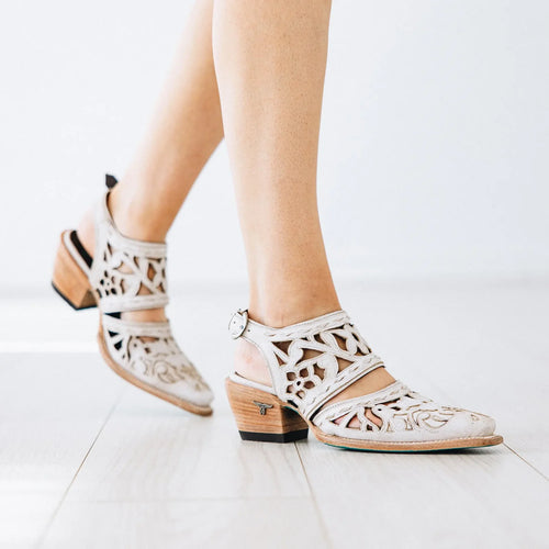 Lane Robin Cut Out Slingback Mule — Ceramic Crackle