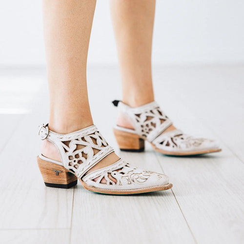 Lane Robin Cut Out Slingback Mule — Ceramic Crackle