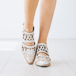 Lane Robin Cut Out Slingback Mule — Ceramic Crackle
