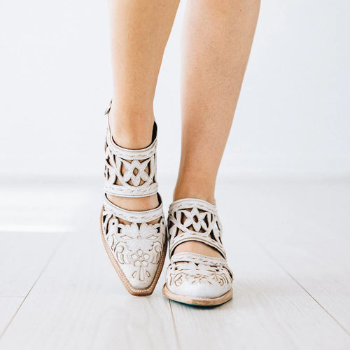 Lane Robin Cut Out Slingback Mule — Ceramic Crackle