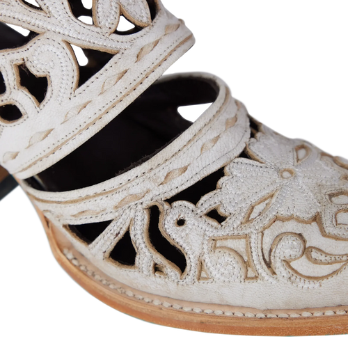 Lane Robin Cut Out Slingback Mule — Ceramic Crackle