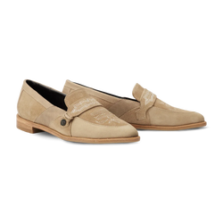 Lane Martingale Loafer — Latte Suede