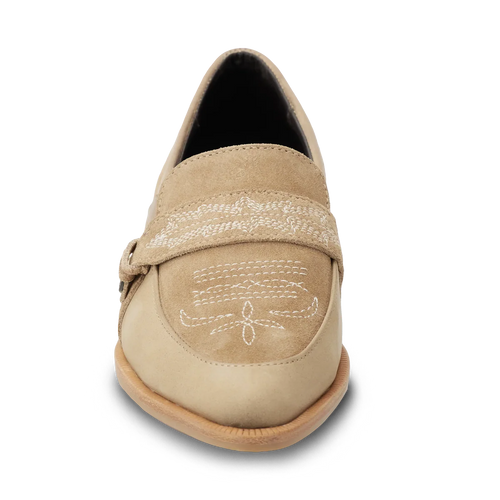 Lane Martingale Loafer — Latte Suede