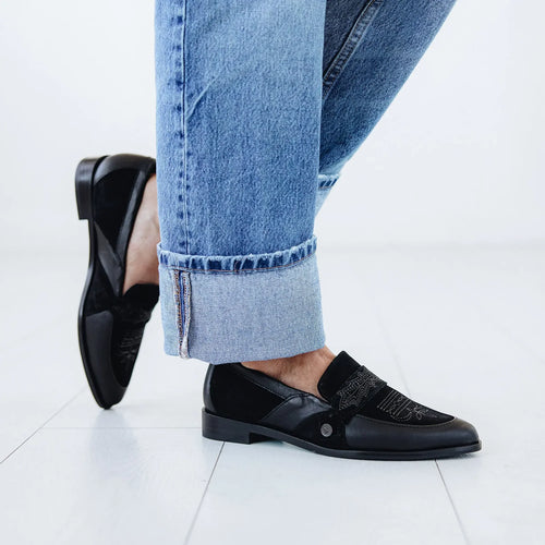 Lane Martingale Loafer — Jet Black