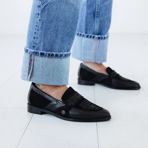 Lane Martingale Loafer — Jet Black