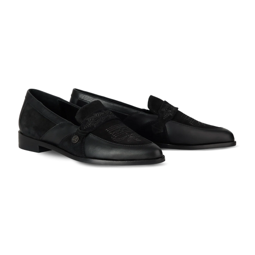Lane Martingale Loafer — Jet Black