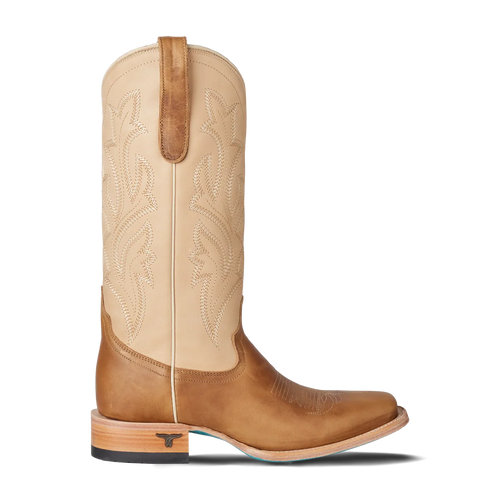 Lane Classic Square Boot – Desert Clay & Pale Ivory