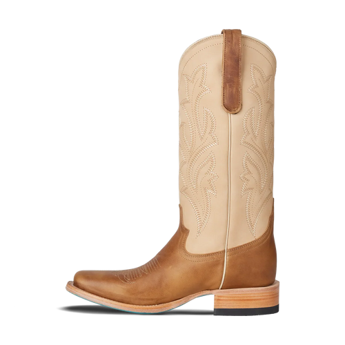 Lane Classic Square Boot – Desert Clay & Pale Ivory
