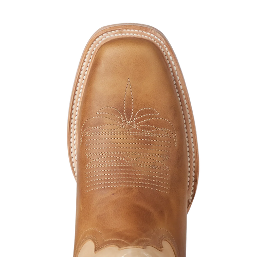 Lane Classic Square Boot – Desert Clay & Pale Ivory
