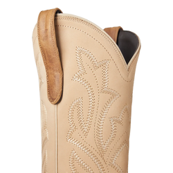 Lane Classic Square Boot – Desert Clay & Pale Ivory