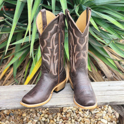 “Penny for Your Thoughts” Macie Bean Brown Cracked Boot