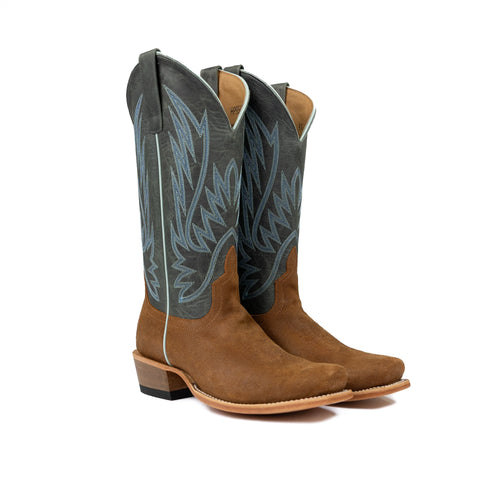 Horse Power Tobacco & Emerald Sierra Western Boot