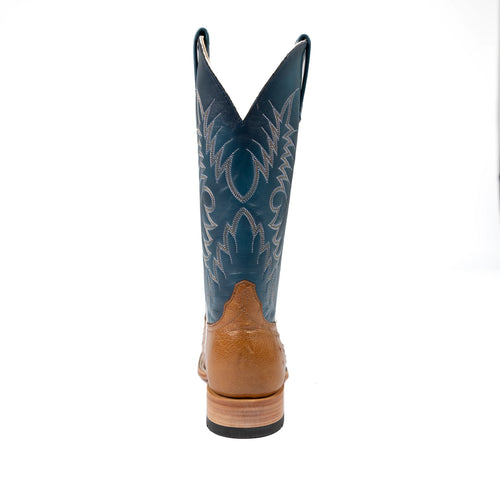 Horse Power Antique Saddle Smooth Ostrich Western Boot