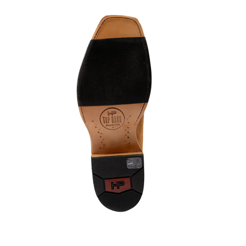 Horse Power Black Full Quill Ostrich Western Boot