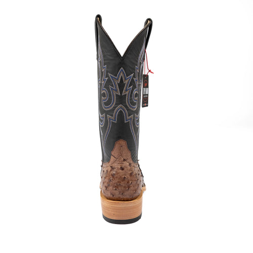 Horse Power Kango Tobacco Full Quill Ostrich Western Boot
