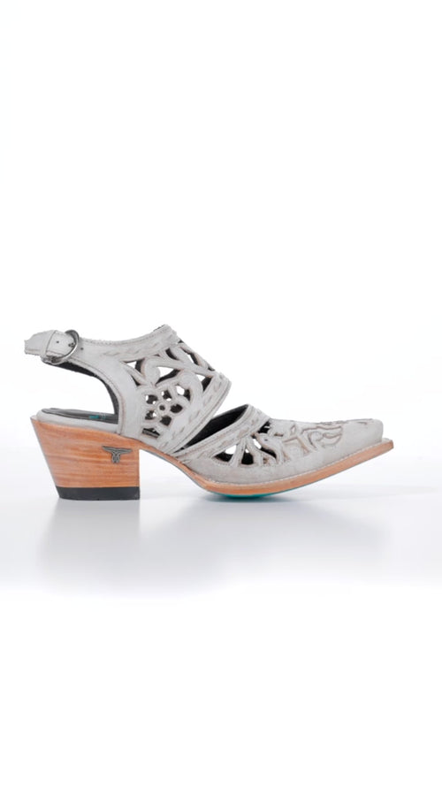Lane Robin Cut Out Slingback Mule — Ceramic Crackle