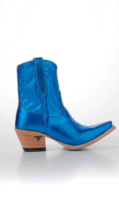 Lane Smokeshow Bootie — Cobalt Metallic