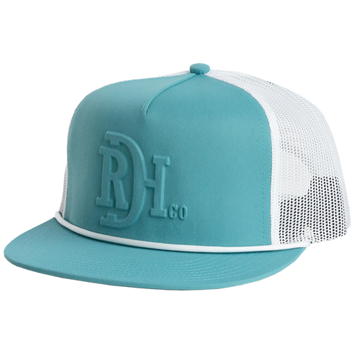 Red Dirt Hat Co The Brand Cap – Teal/White