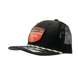 Red Dirt Hat Co Turquoise Diamond youth cap – black