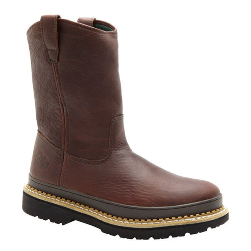 Georgia Boot Giant Steel Toe Pull-On Work Boot – Brown