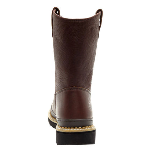 Georgia Boot Giant Steel Toe Pull-On Work Boot – Brown