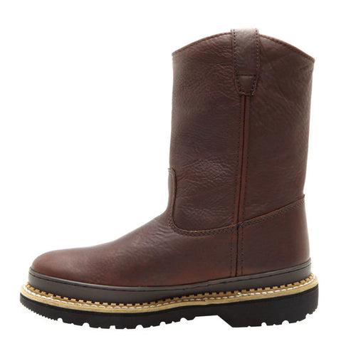 Georgia Boot Giant Steel Toe Pull-On Work Boot – Brown