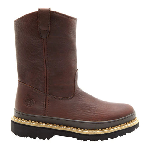 Georgia Boot Giant Steel Toe Pull-On Work Boot – Brown