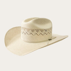 Stetson Peeler 10X straw hat in Ivory/Natural